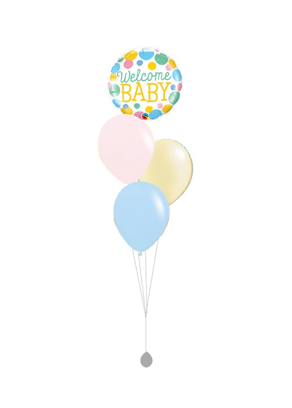 Its A Boy Balloon With Hearts and Dots 18, Baby Shower Balloon