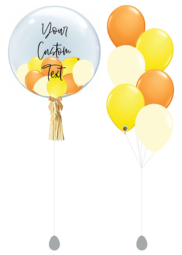 [SET] Customised 24" Sunshine Bubble Bouquet