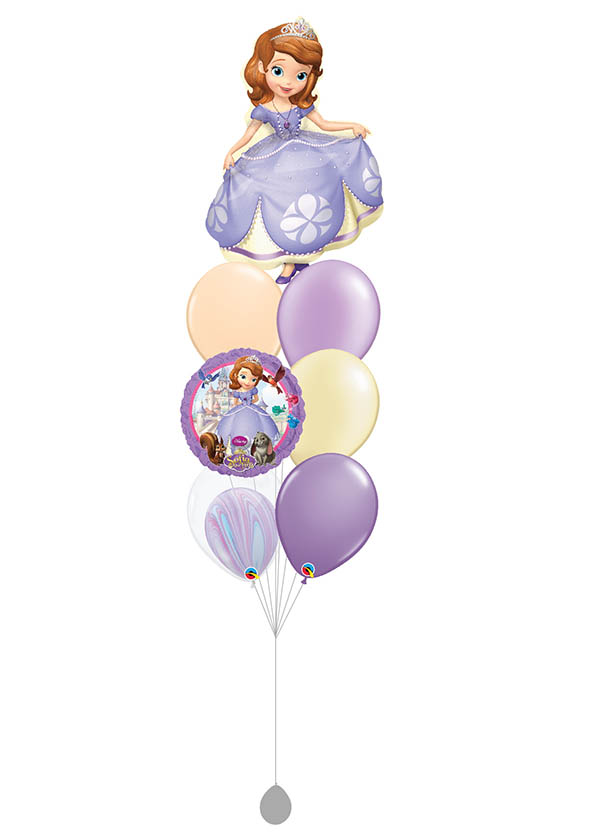 [BOUQUET] Sofia The First Balloon Bouquet 2