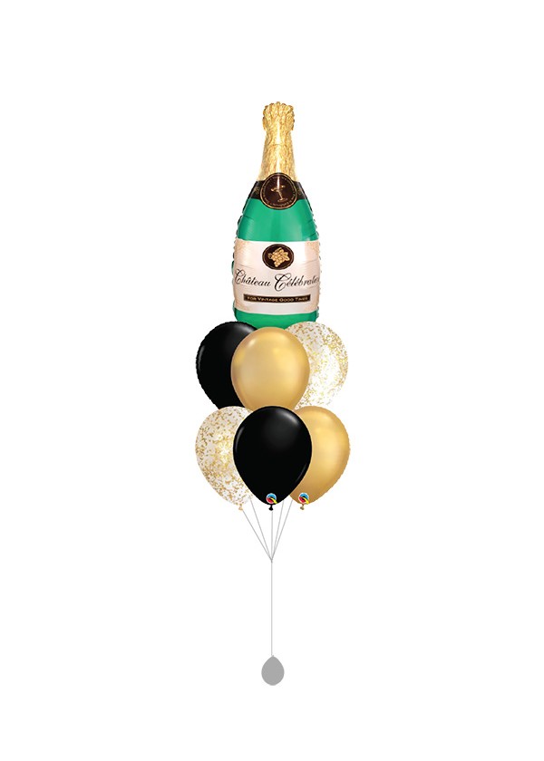 [BOUQUET] Champagne Bottle Balloon