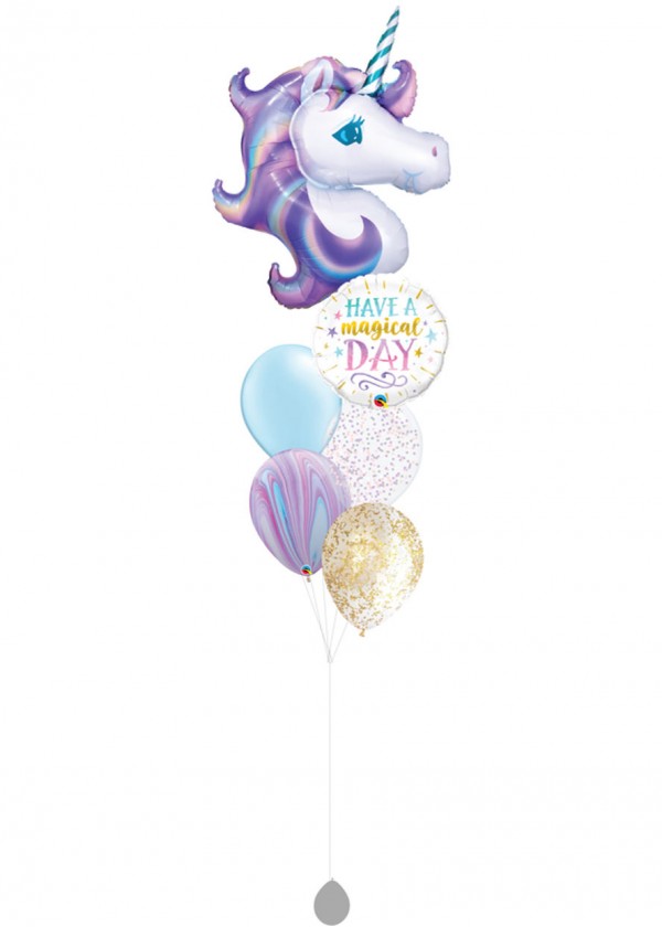 [BOUQUET] Pastel Unicorn Balloon Bouquet