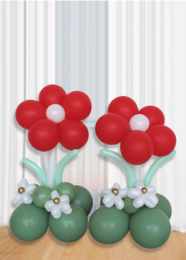 [Organic Balloon Structure] Dual Daisy Combo