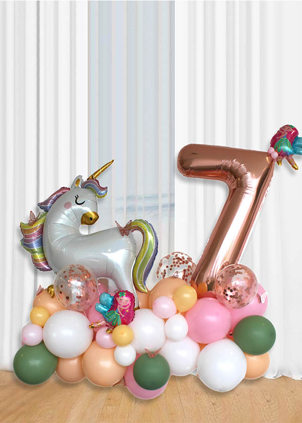 [Organic Balloon Structure] Magical Unicorn 2