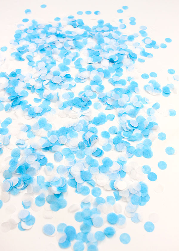 Confetti 1cm [Blue, White]