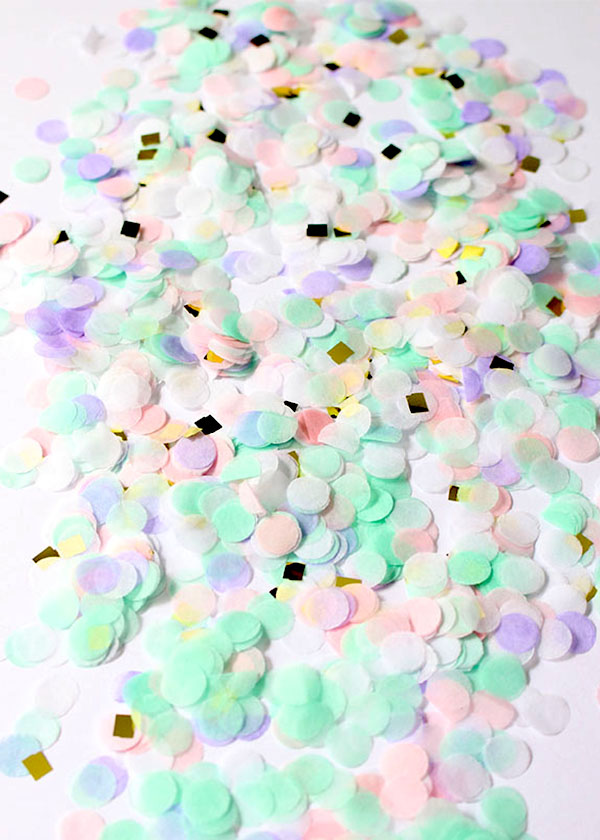 Confetti 1cm [Purple, Pink Mint, Gold, White]