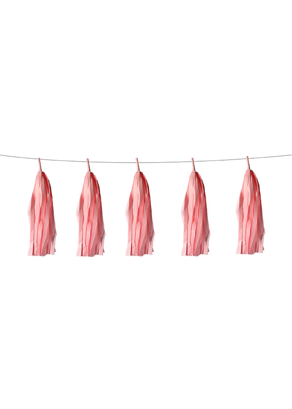 Tassel Tissue Paper Light Pink [SET OF 5]