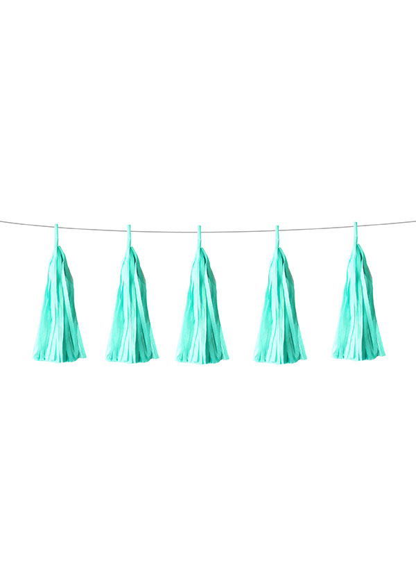 Tassel Tissue Paper Mint Green [SET OF 5]