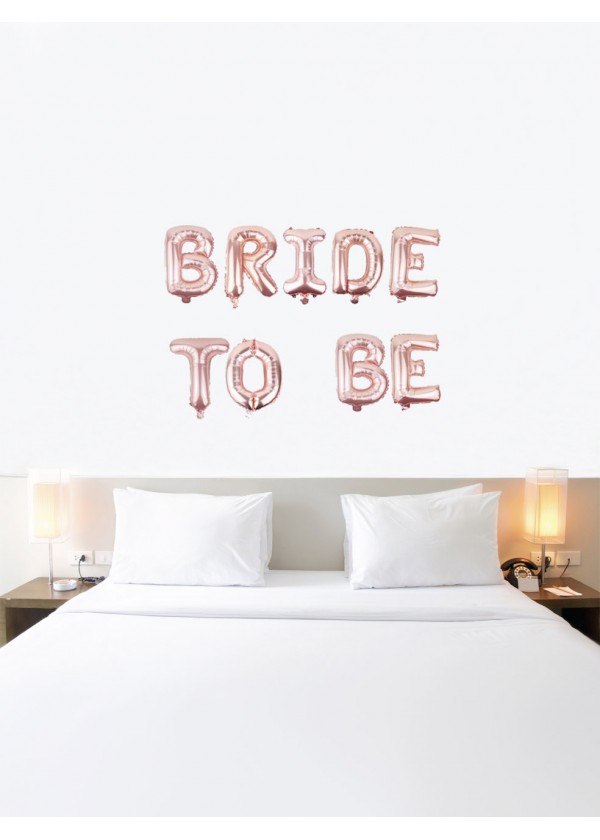 16" Letter Foil [BRIDE TO BE] Rose Gold