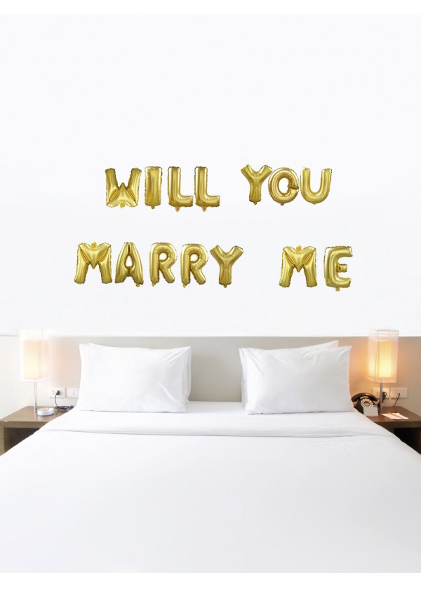 16" Letter Foil [WILL YOU MARRY ME]