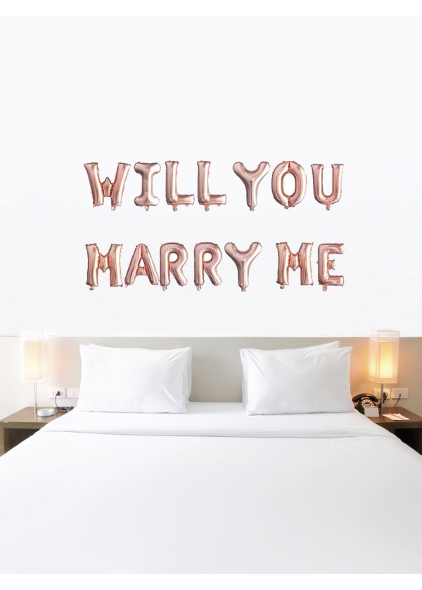 16" Letter Foil [WILL YOU MARRY ME]