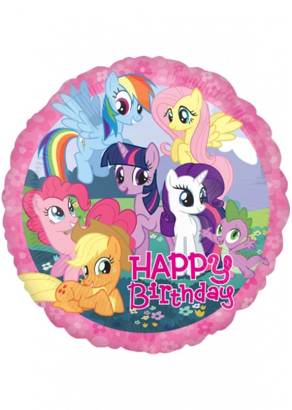 18" Round BDAY My Little Pony Birthday