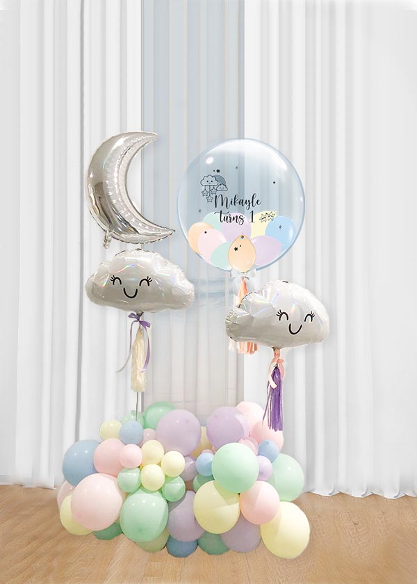 [Organic Balloon Structure] Pastel Cloud