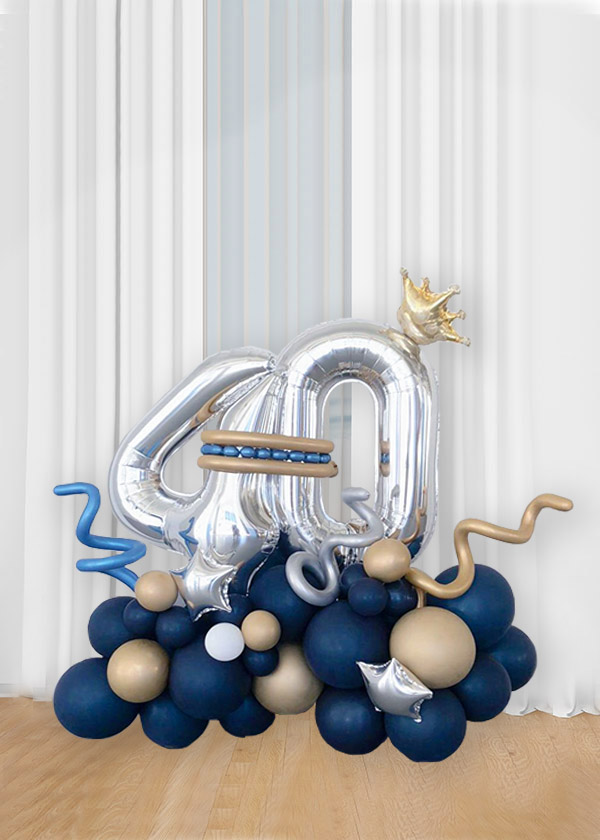 [Organic Balloon Structure] Little royal blue prince