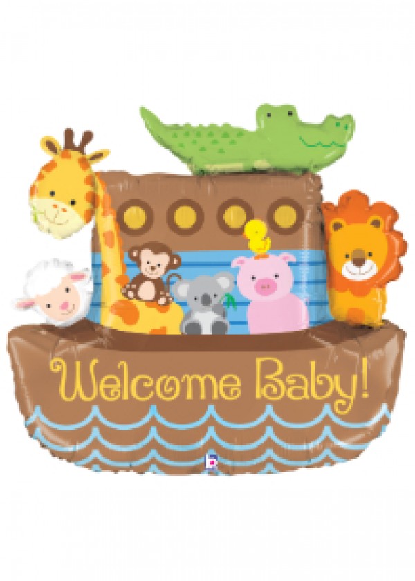 37" Noah's Ark Welcome Baby