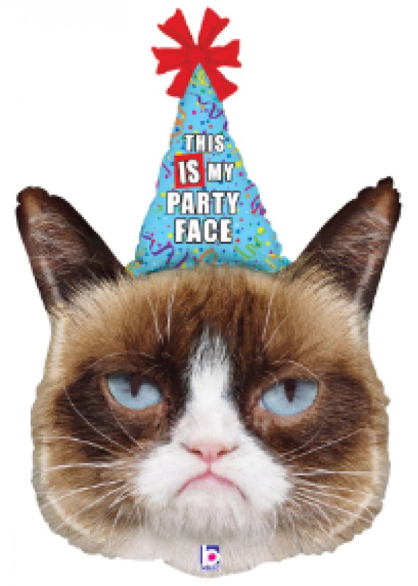 36" Grumpy Cat Party Face