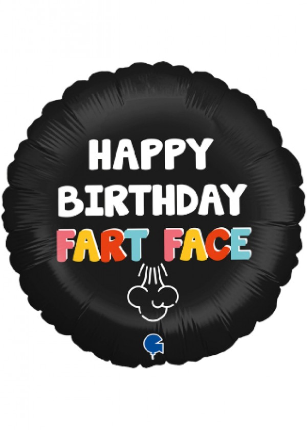 18" Happy Birthday Fart Face