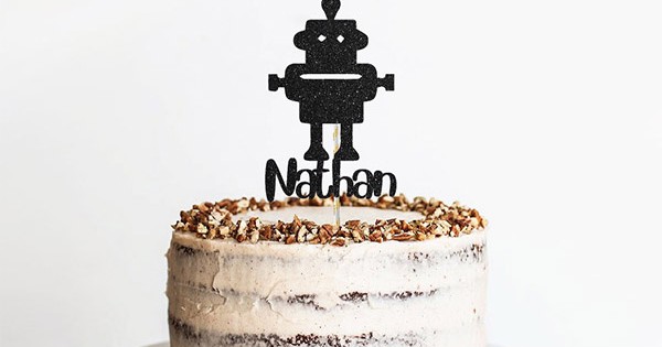 Robot Birthday Cake 🤖 🎈 - Simply Elegant Cake Design | Facebook