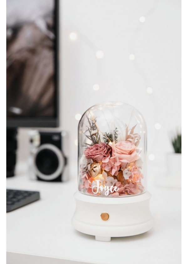 Bluetooth Speaker Flower Dome [Dusty Rose]