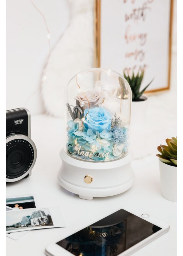 Bluetooth Speaker Flower Dome [Blue]