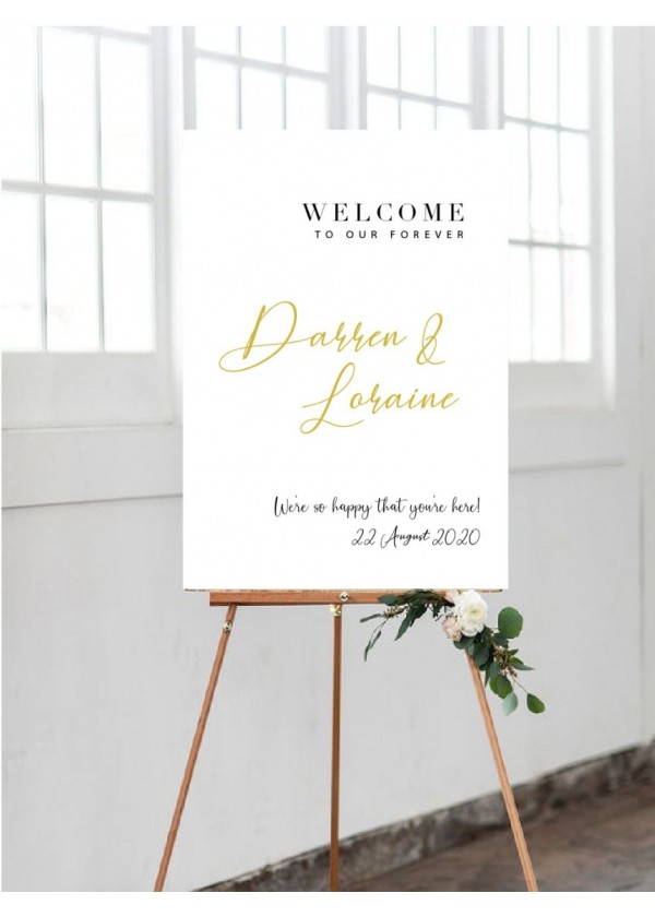 Wedding Signage (Design 3)