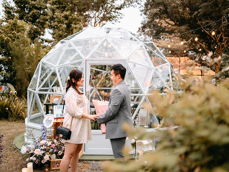 SummerHouse Garden Dome Proposal Decoration