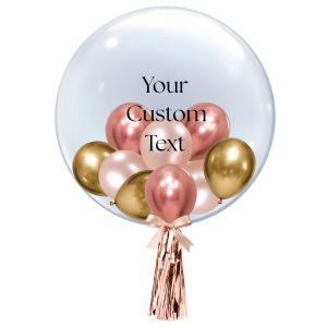[CUSTOMISED BUBBLE] 24" Chrome Love Bubble