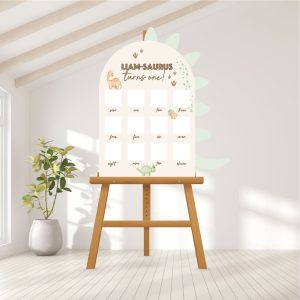 Baby Photo Milestone Board - Little Dinosaur