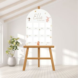 Baby Photo Milestone Board - Storybook Woodland