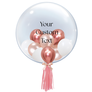 [CUSTOMISED BUBBLE] 24" Rose Gold Bubble