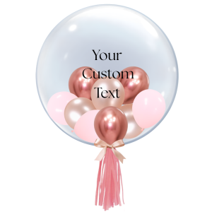 [CUSTOMISED BUBBLE] 24" Rose Gold Premium Bubble