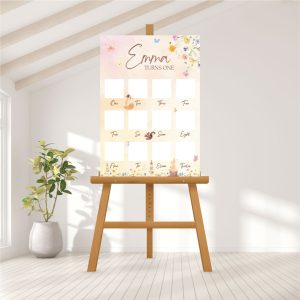 Baby Photo Milestone Board - Whimsical Meadow