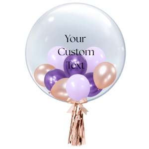 [CUSTOMISED BUBBLE] 24" Royal Purple Bubble