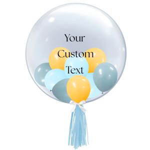 [CUSTOMISED BUBBLE] 24" Blue Lemonade Bubble