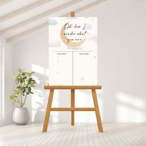 Gender Reveal Board - Moonlit Wishes