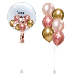 [SET] Customised 24" Chrome Love Bubble Bouquet