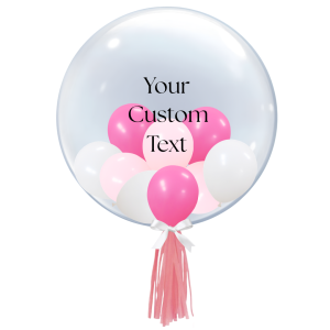 [CUSTOMISED BUBBLE] 24" Baby Pink Bubble