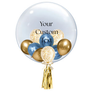[CUSTOMISED BUBBLE] 24" Blue Luxury Bubble