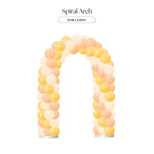 Balloon Spiral Arch (Small)