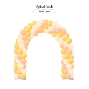 Balloon Spiral Arch (Medium)