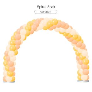 Balloon Spiral Arch (Large)