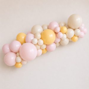 [Organic Balloon Garland] Pastel Citrus